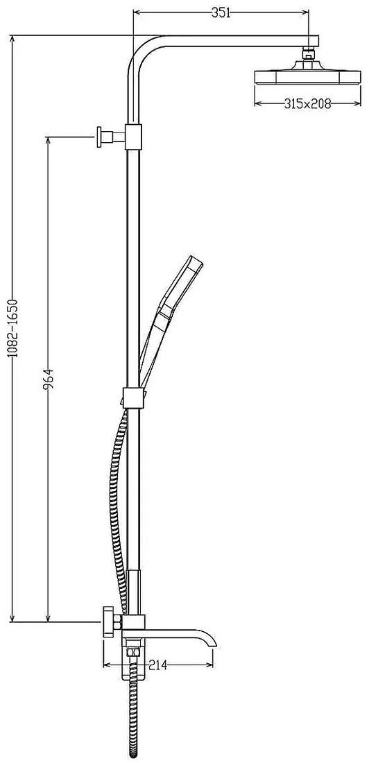 Душевая система Raglo R02.24 - фото2