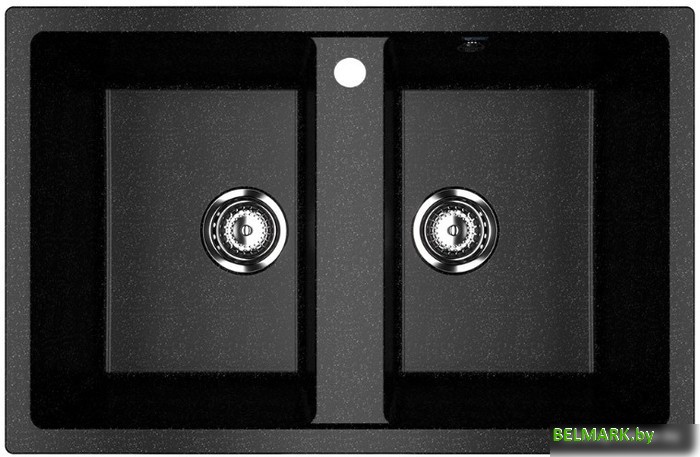 Кухонная мойка Ulgran U-608 (308 черный) - фото