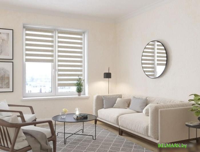 Шторы день-ночь Lm Decor Фьюжн ДН LB 20-01 160x170 - фото2