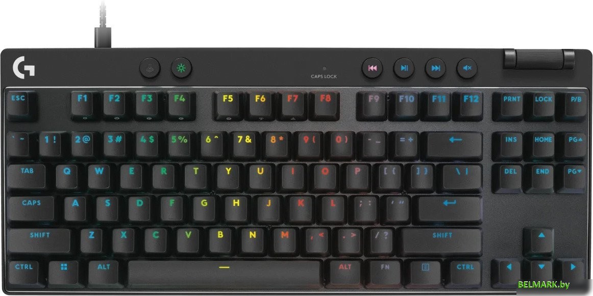 Клавиатура Logitech G Pro X TKL Rapid Analog 920-013233 (черный, нет кириллицы) - фото