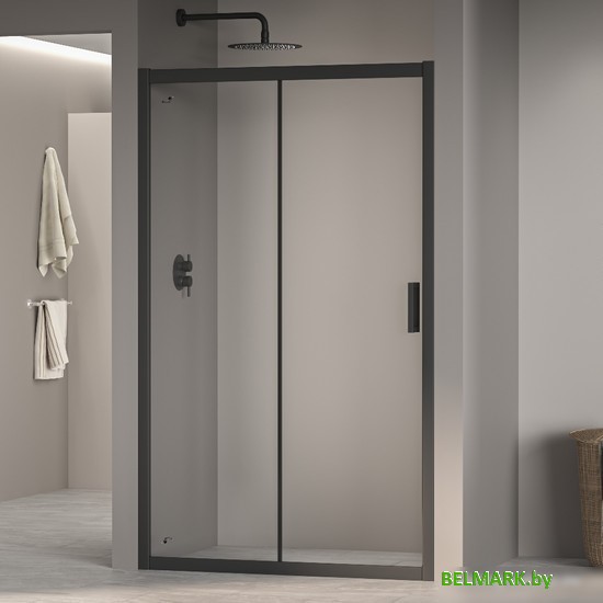 Душевая дверь RGW PA-016B 350801613-24 130 (черный/матовое-сатинат стекло) - фото