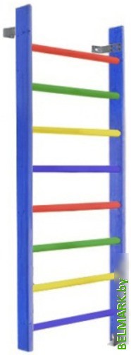 Шведская стенка (лестница) Dinamika Цветная ZSO-000094 (3x0.8, сосна) - фото