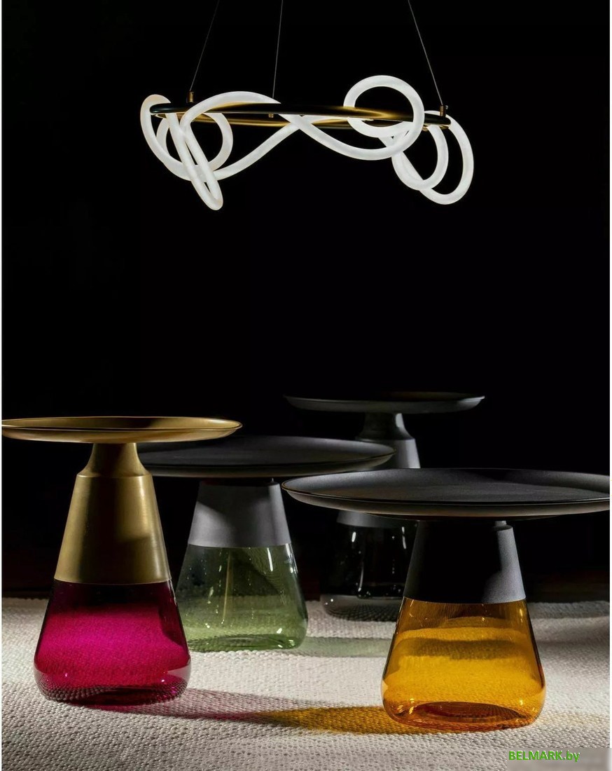 Журнальный столик Signal Tiffany A (золотой/фиолетовый) - фото2