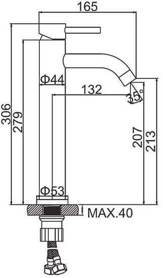 Смеситель Ledeme L71106B - фото2