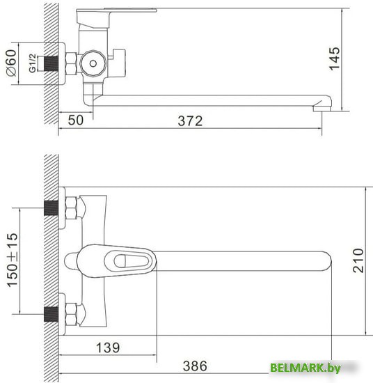 Смеситель Эверест B22-274F - фото2