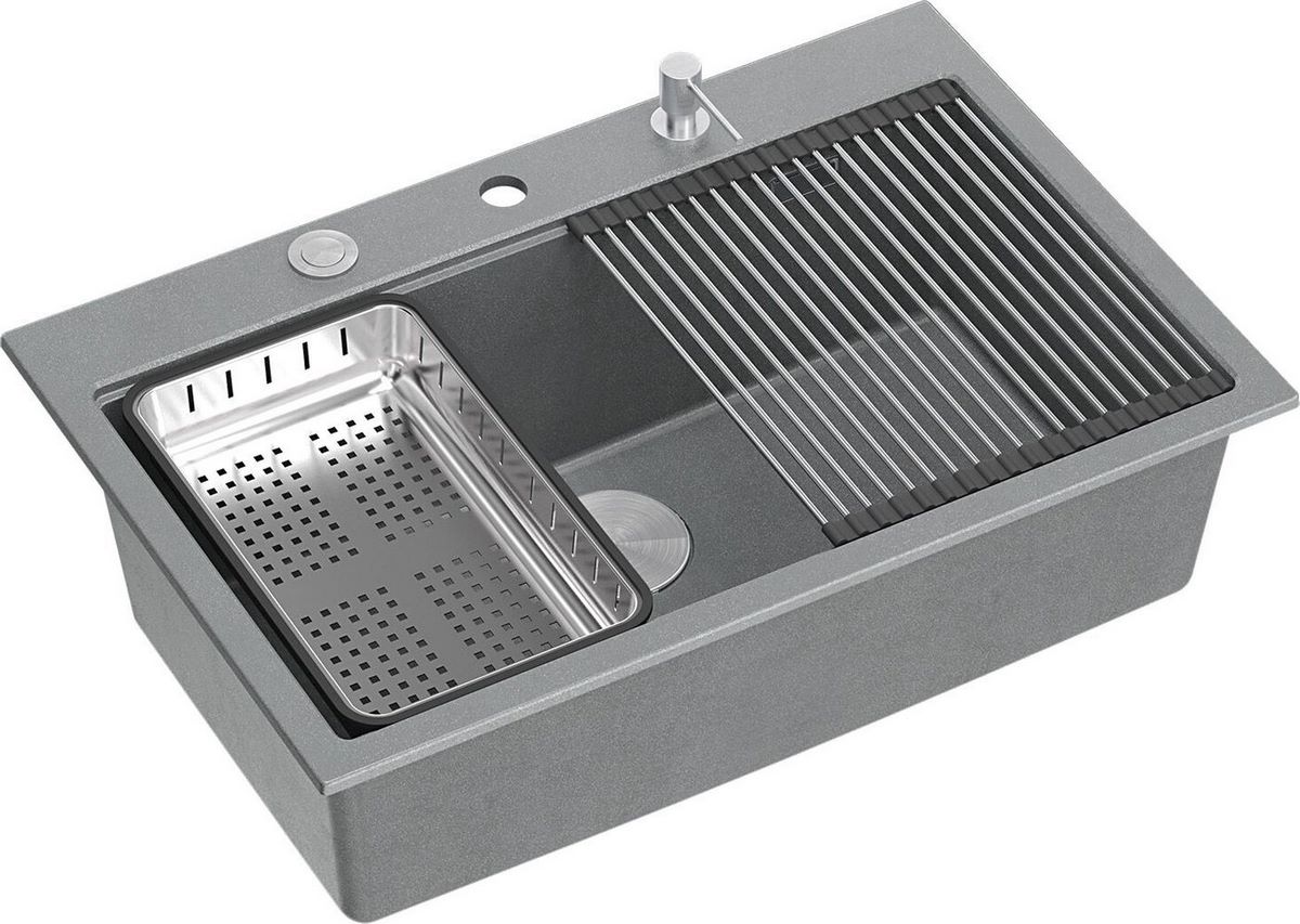 Кухонная мойка Quadron HQM7650U5BS - фото2