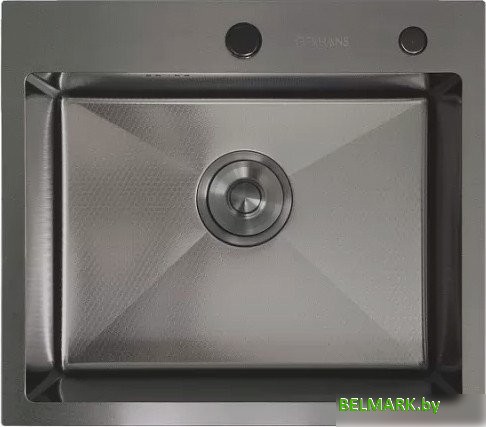Кухонная мойка Gerhans K35044BD Decor (графит) - фото