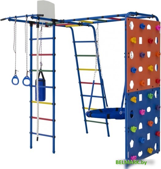 Детский спортивный комплекс Формула здоровья Street 2 (синий/радуга) - фото