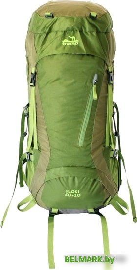 Рюкзак TRAMP Floki 50+10 (зеленый) - фото