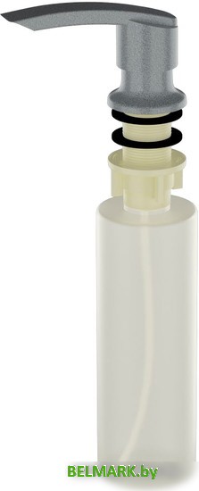 Дозатор для жидкого мыла Ulgran U-02 (309 темно-серый) - фото