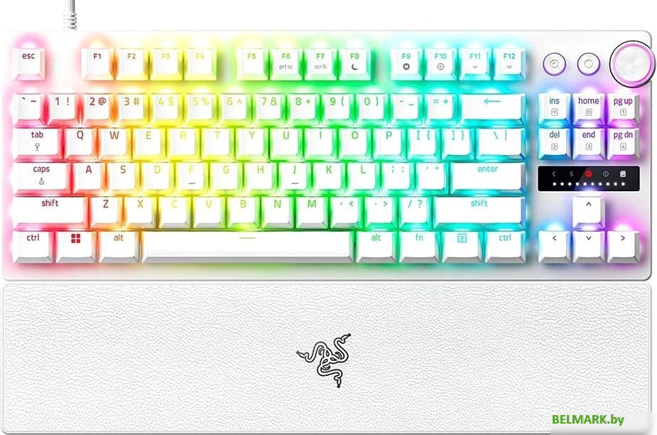 Клавиатура Razer Huntsman V3 Pro TKL (белый, нет кириллицы) - фото