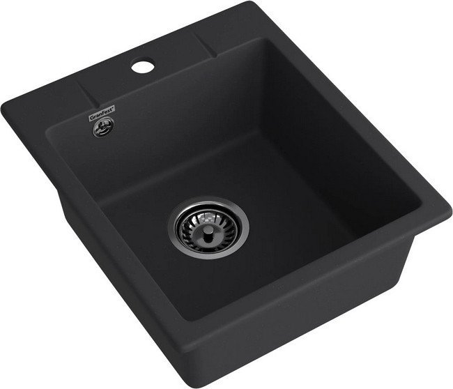 Кухонная мойка GranFest Urban GF-UR-242 (черный) - фото2