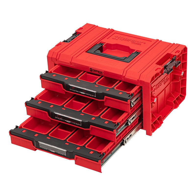 Ящик для инструментов Qbrick System PRO Drawer 3 Toolbox Expert RED Ultra HD - фото2