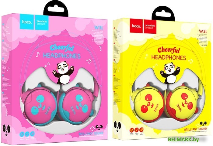 Наушники Hoco W31 (желтый) - фото2