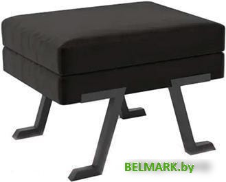 Банкетка Hype Mebel Битл (черный/черный) - фото