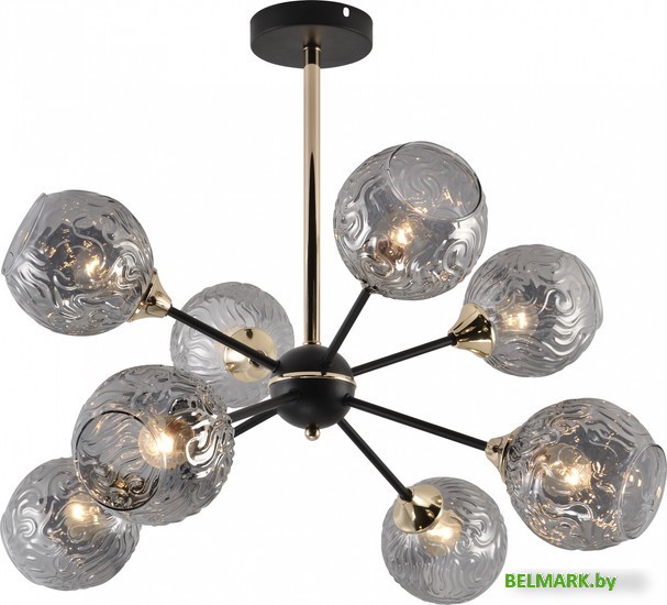 Подвесная люстра Mirastyle MH-1486B/8 BK+FGD - фото