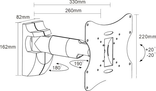 Кронштейн Arm Media LCD-202 - фото2