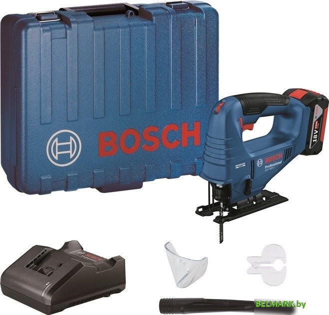 Электролобзик Bosch GST 183-LI Professional 06015B7022 (с 1-им АКБ, кейс) - фото