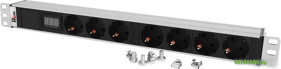 Блок розеток Rem R-32-7S-Am-440-K (7 розеток, без шнура) - фото