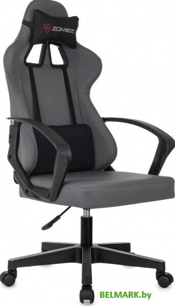 Игровое (геймерское) кресло Zombie 1 (серый/черный) - фото2