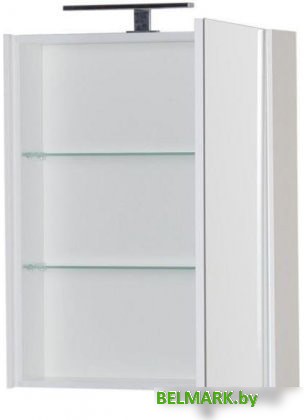 Aquanet Шкаф с зеркалом Латина 60 00179942 (белый) - фото2