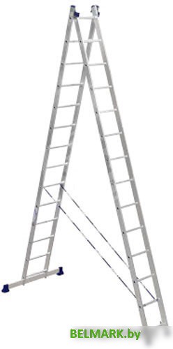 Лестница-трансформер Stairs AL214 (2x14 ступеней) - фото