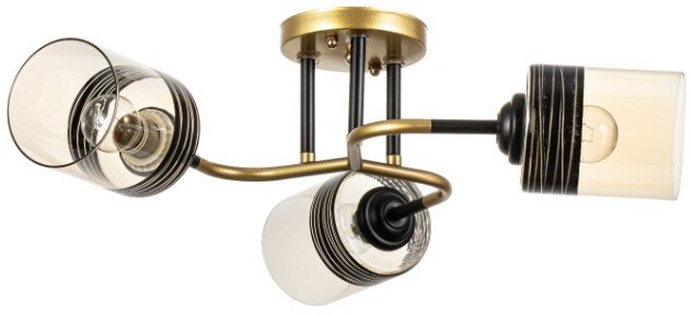 Люстра BayerLux Синна 9717717 (черный/золото) - фото