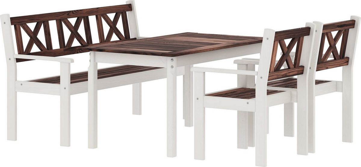 Обеденная группа Sundays Ф-183 1/2/1 (орех/белый) - фото