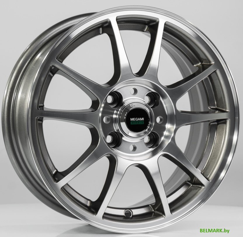 Литые диски Megami MGM-5 15x6" 4x100мм DIA 60.1мм ET 50мм GMF - фото