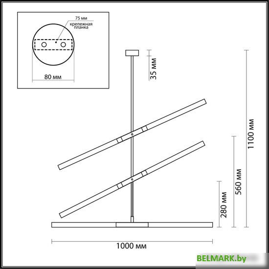 Подвесная люстра Odeon Light Soho 4306/6 - фото2