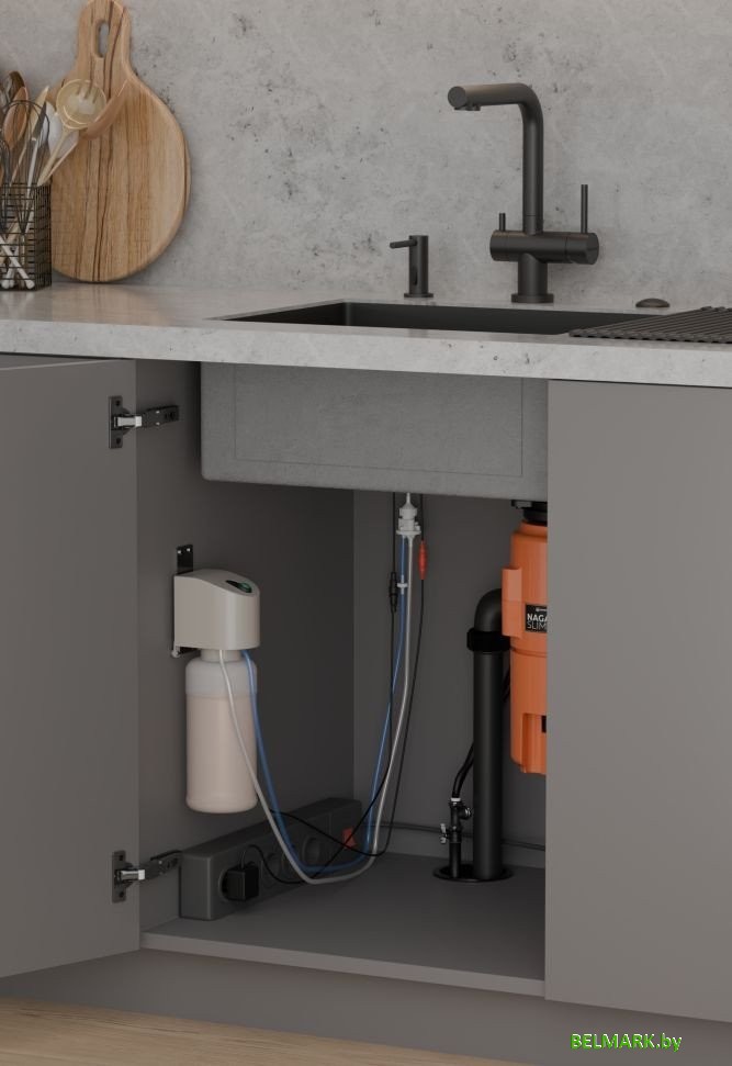 Дозатор для моющего средства Omoikiri OM-09-GB SENSOR (графит) - фото2