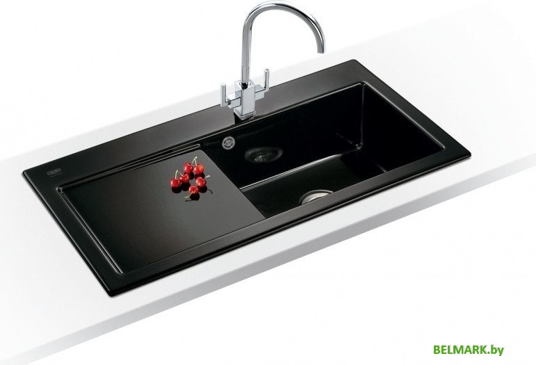 Кухонная мойка Franke Mythos MTK 611-78 124.0540.974 (оникс) - фото2