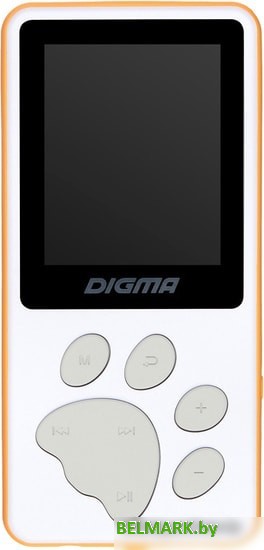MP3 плеер Digma S4 8GB (белый/оранжевый) - фото2