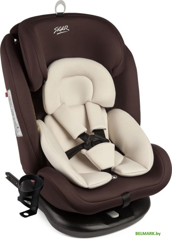 Детское автокресло Siger Престиж Isofix Lux KRES3946 (шоколад) - фото