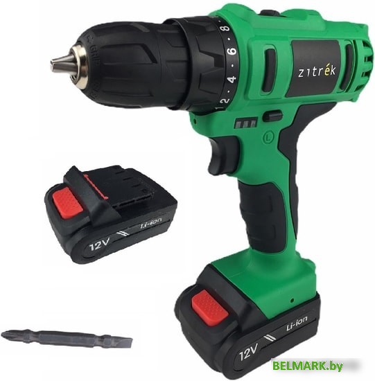 Дрель-шуруповерт Zitrek Greenpower 12-Li 063-4074 (с 2-мя АКБ, кейс) - фото2