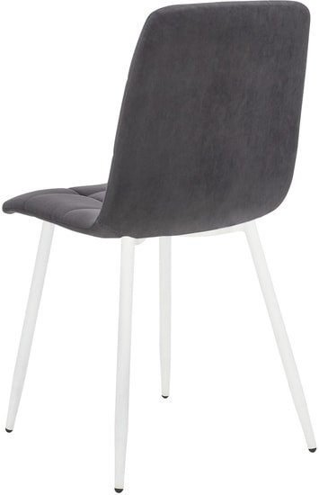 Стул Leset Скай LST00158-15 (велюр, графит/белый) - фото2