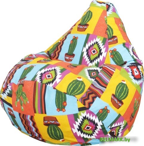 Кресло-мешок Flagman Груша Макси Г2.4-45 Кактус А01 - фото