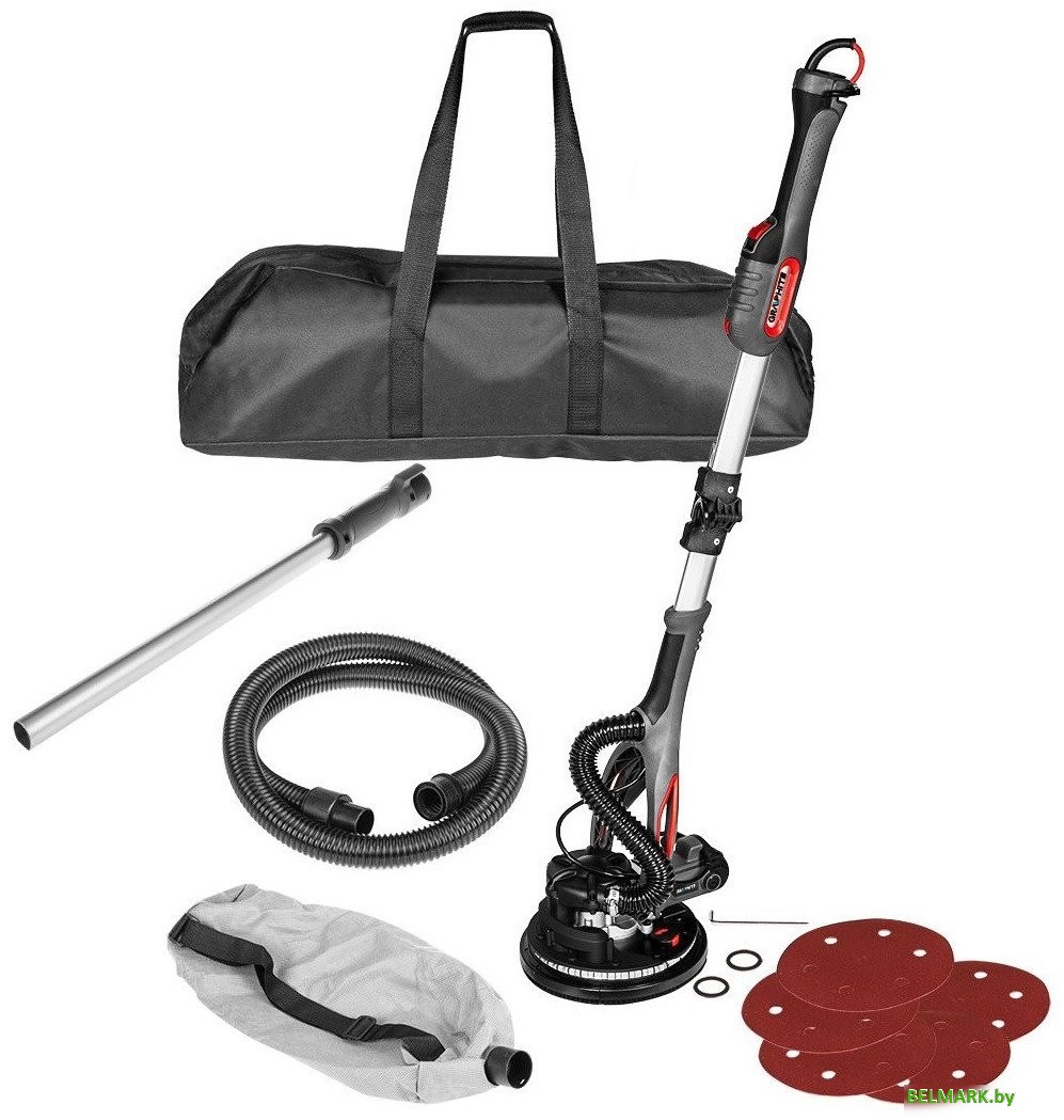 Шлифмашина для стен и потолков GRAPHITE 59G265 (сумка) - фото