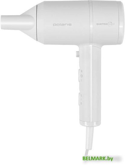 Фен Polaris PHD 2044Ti Quattro Ionic (белый/серый) - фото