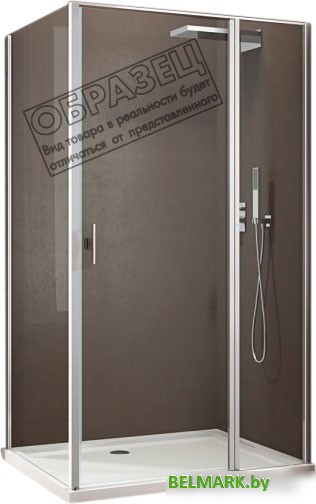 Душевой уголок Allen Brau Priority 140x100 304242 (серебро браш) - фото