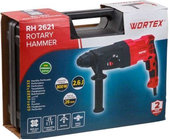 Перфоратор Wortex RH 2621 1333519 (кейс) - фото2