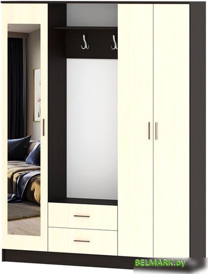 Стенка Памир ПВ-2 (венге/дуб белфорт) - фото