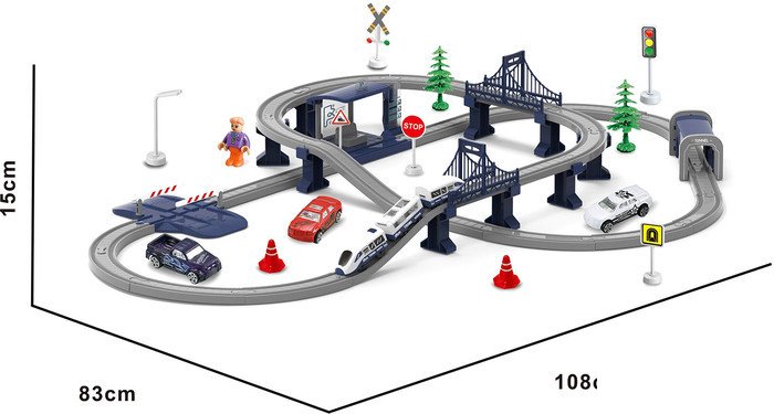 Набор железной дороги Givito Мой город G211-020 - фото2