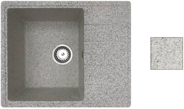 Кухонная мойка БелЭворс Mila (олово) - фото