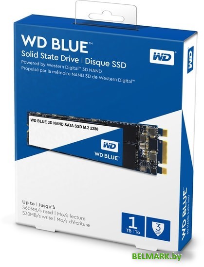 SSD WD Blue 3D NAND 1TB WDS100T2B0B - фото2