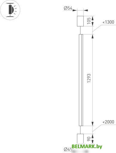 Подвесная люстра Arlight SP-Taboo-Floor-S1300-14W Day4000 035322 - фото2