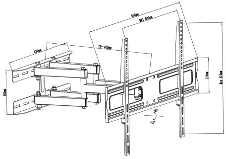 Кронштейн Maclean MC-762 (черный) - фото2