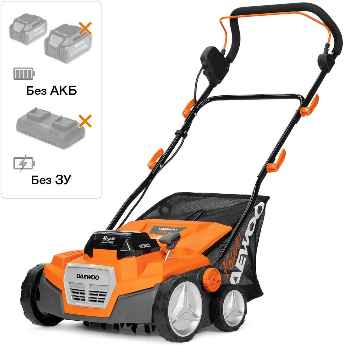 Скарификатор-аэратор Daewoo Power DSC 3842Li (без АКБ) - фото