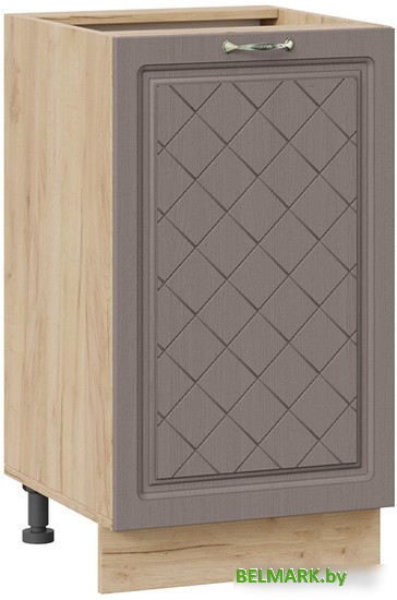 Шкаф напольный Трия Бьянка 1Н45 (дуб крафт золотой/дуб серый) - фото