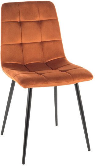 Стул Signal Mila Velvet (bluvel 4215 корица/черный) - фото